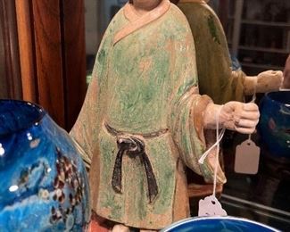 antique tomb figurine.