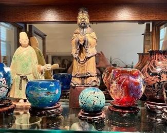 More Josh Simpson.  See...you can mix Asian with modern art glass!  The "Collected Look!"  It's in!
