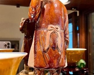 Chinese tomb figurine.