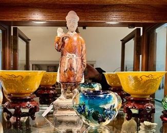 Josh Simpson art glass, inhabited planet series.  these are amazing!