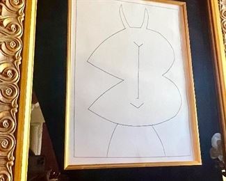 PICASSO with Asian decor....why not?  Works great together.  Mix and match!  The eclectic look.