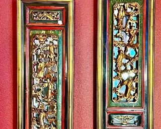 Nice panels beautifully framed.