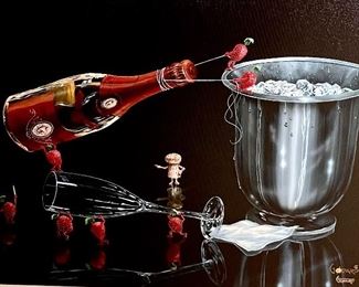 Limited edition Michael Godard pieces.  These are funny!