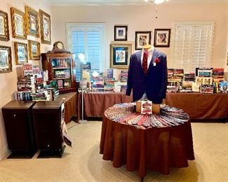 Master Bedroom Men's Boutique....and Library!