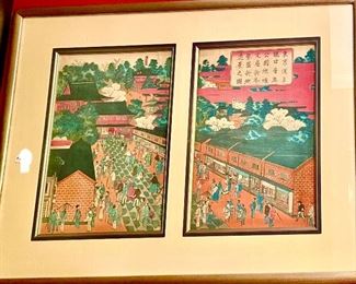 Beautiful Japanese woodblock print.