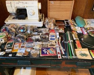 Sewing machine & sewing & knitting items