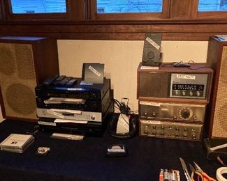 Vintage stereo equipment