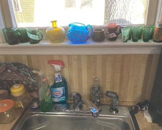 Mid-century colored glass