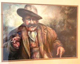 Art By Tom Brittain Grandfather 