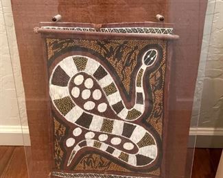 Textile Snake Artwork