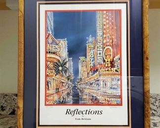 Reflections Las Vegas Print By Tom Brittain