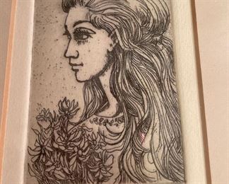 2 Etchings By Tom Brittain