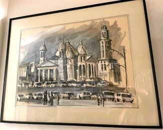 Art By Tom Brittain City Street