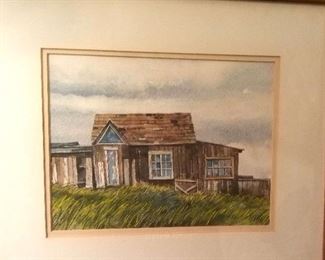 Artwork Pastel Barn by Tom Brittain
