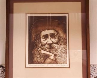 Renaissance Man Etching By Tom Brittain