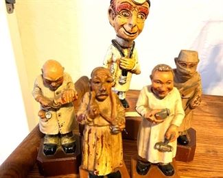 Vintage Italian Wood Carving Decorations