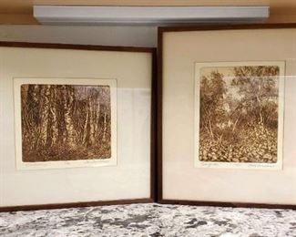 Wilderness Etchings By Tom Brittain