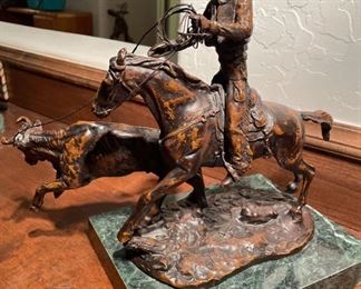 CM Russell Roping Cowboy