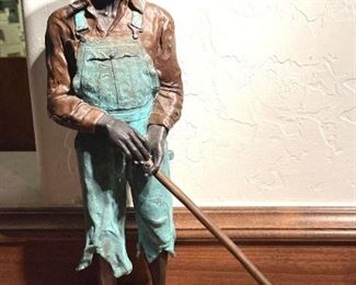 C Gerding Bronze Farmer