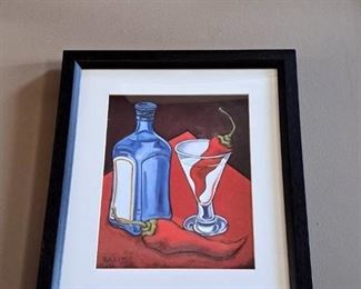 Cajun Martini Rafuse Print