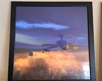 "My house" by Venter Tundi Print 22" x 22"