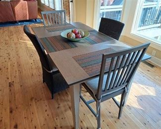 Craft & Barrel Dining Room Table with 4 Chairs