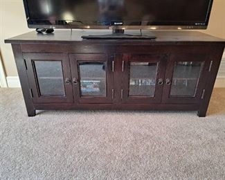 Chocolate Brown Entertainment Cabinet