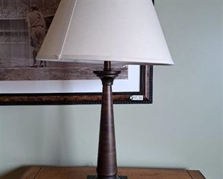 Bronze Tone Bedside Lamp