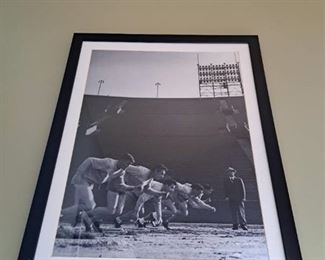 Training Black and White Custom Crafted and Signed Campbell - 23" x 29"