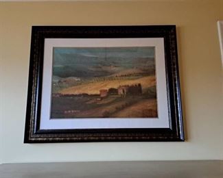 Harlene Print of Tuscan Hillside - 47" x 37"
