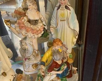 Occupied Japan and other porcelain figurines