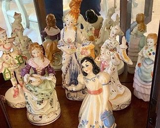 Occupied Japan and other porcelain figurines
