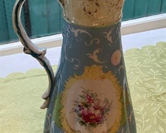 Beautiful unmarked porcelain pitcher