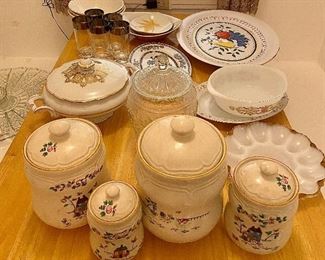 Vintage canisters and more 