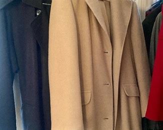 Coats of all types. Mostly women’s size 14, with a few Mens jackets and more