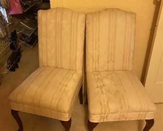 Pair of slipper chairs