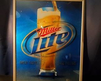 Miller Lite Beer Sign