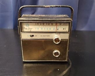 Vintage Baylor Radio