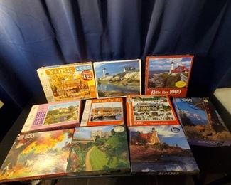 Milton Bradley Puzzles 1960's 1970's 1980's