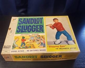 Sandlot Slugger Action Game Milton Bradley 1968 - Complete