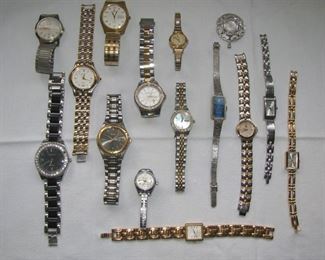 Some of the watches and jewelry