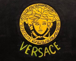 Peter Max's "Versace" vintage paper mixed media