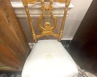 French Music Chairs x 2.  Authentic.  Not reproductions