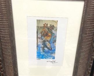 Salvador Dali Lithograph, signed and numbered