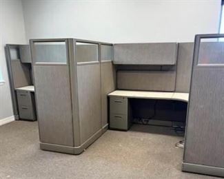 Office cubicles, two.  Estate paid over 5,000.