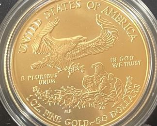 Gold Coin, $50 U.S.
