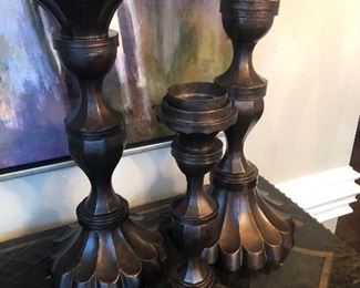 Bronze Candle holders