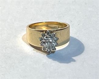 #3- 14K Gold Diamond Ring