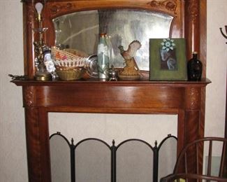 Antique Fireplace surround - Mantle