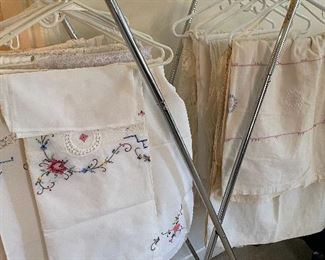 Embroidered tablecloths